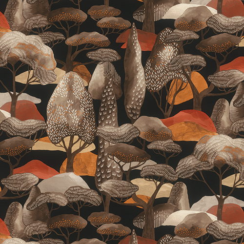 WALLPAPER - JAMBOREE - TABACCO