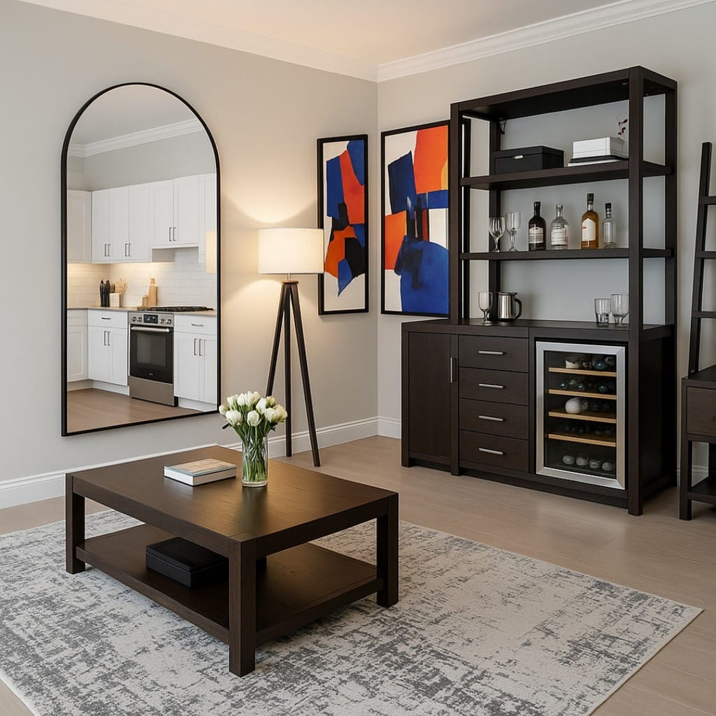 Mirror Dome 1800X1000mm Black - MJ1B-19